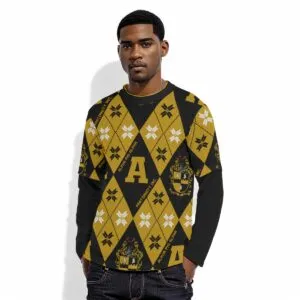 Alpha Phi Alpha Long Sleeve Fake Two-piece T-shirt
