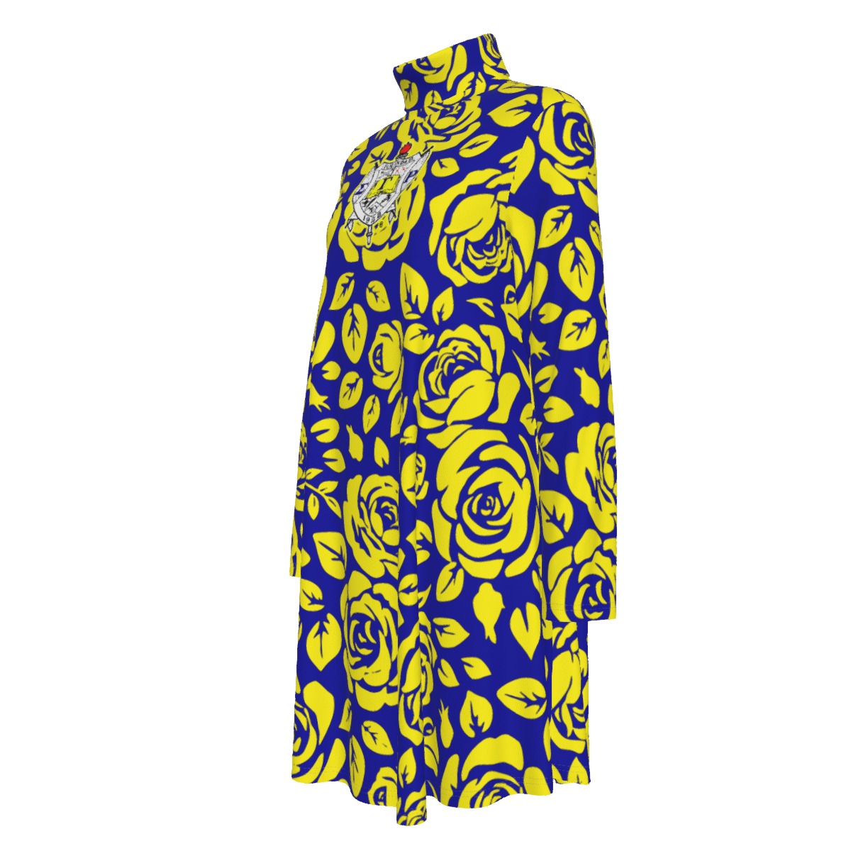 Sigma Gamma Rho High Neck Dress With Long Sleeve - Image 4