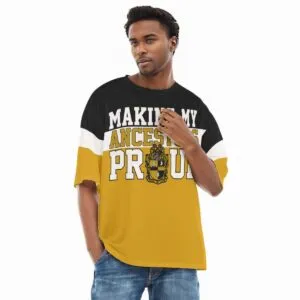 Alpha Phi Alpha Drop Shoulder T-shirt With Short Sleeve