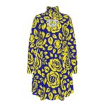 Sigma Gamma Rho High Neck Dress With Long Sleeve