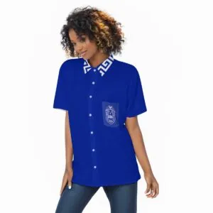 Zeta Phi Beta Short Sleeve Shirt With Pocket
