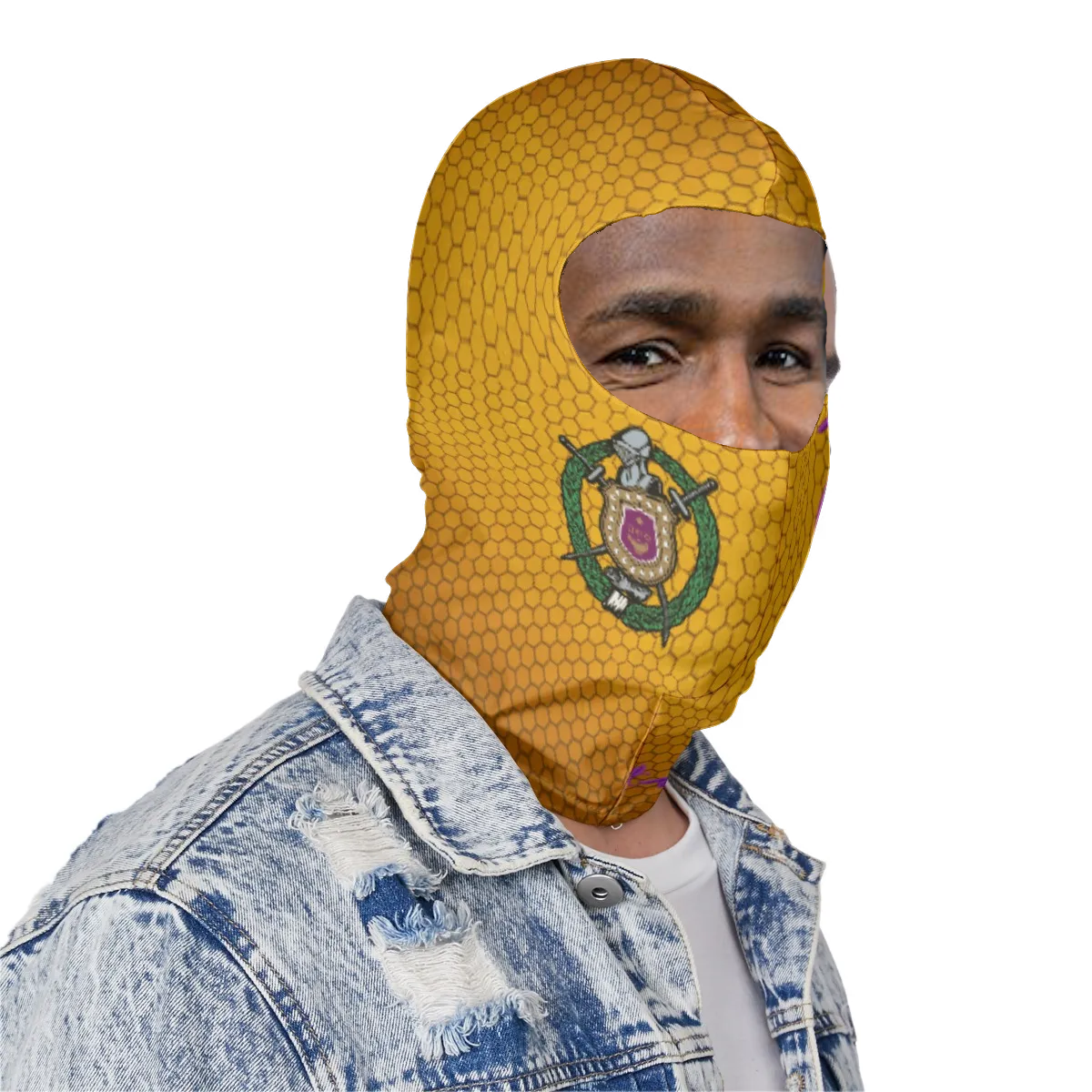 Omega Psi Phi Filigree Balaclava - Image 2