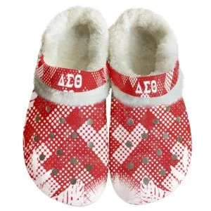 Delta Sigma Theta Clogs with Fleece