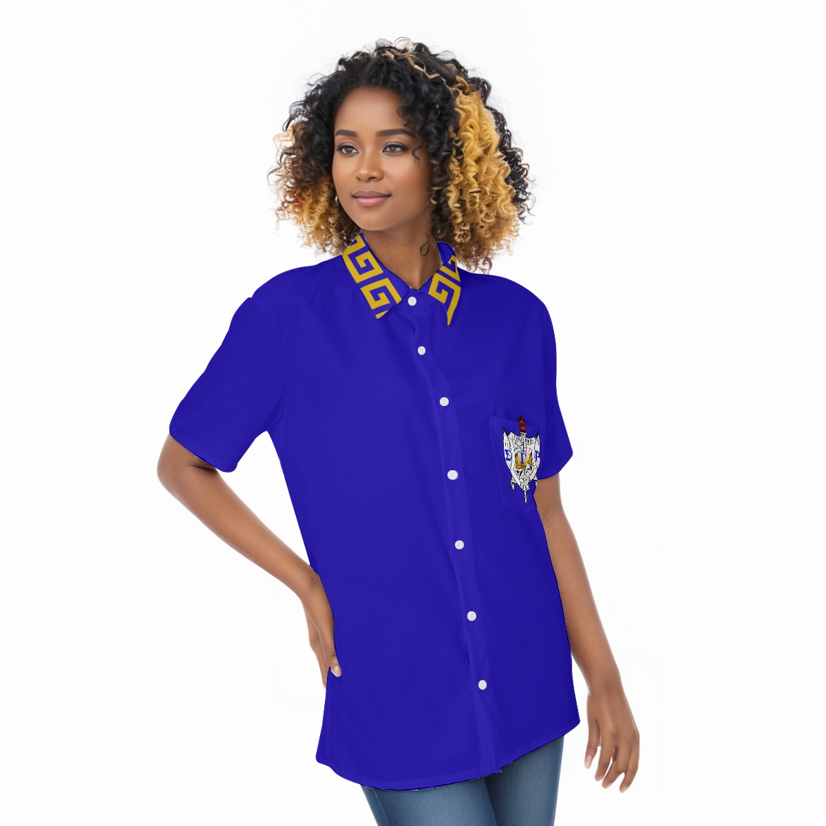 Sigma Gamma Rho Short Sleeve Shirt With Pocket - Image 2