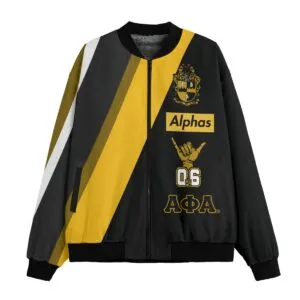 Alpha Phi Alpha Fleece Bomber Jacket