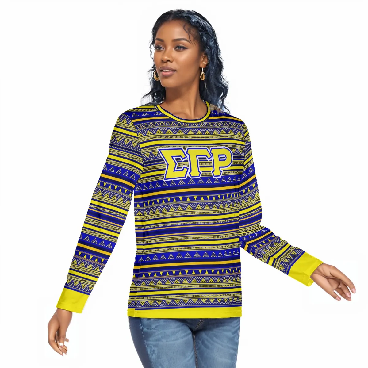 Sigma Gamma Rho O-neck Long Sleeve T-shirt - Image 2