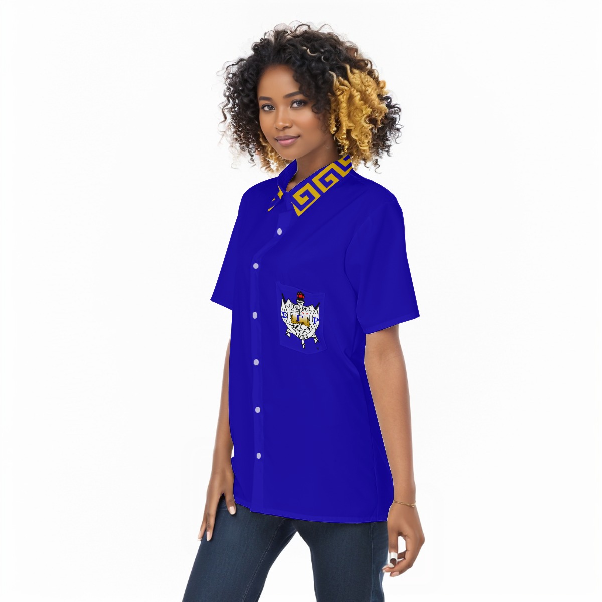 Sigma Gamma Rho Short Sleeve Shirt With Pocket - Image 3