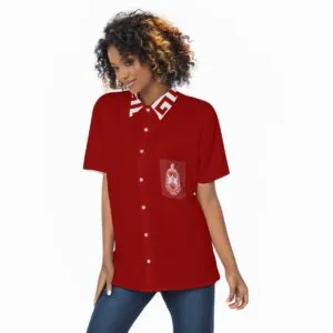 Delta Sigma Theta Short Sleeve Shirt With Pocket