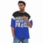 Phi Beta Sigma Drop Shoulder T-shirt With Short Sleeve