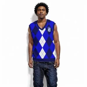Phi Beta Sigma V-neck Christmas Vest