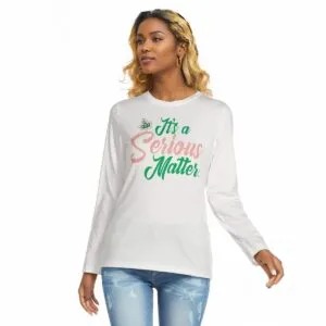 Alpha Kappa Alpha It's A Serious Matter Long Sleeve