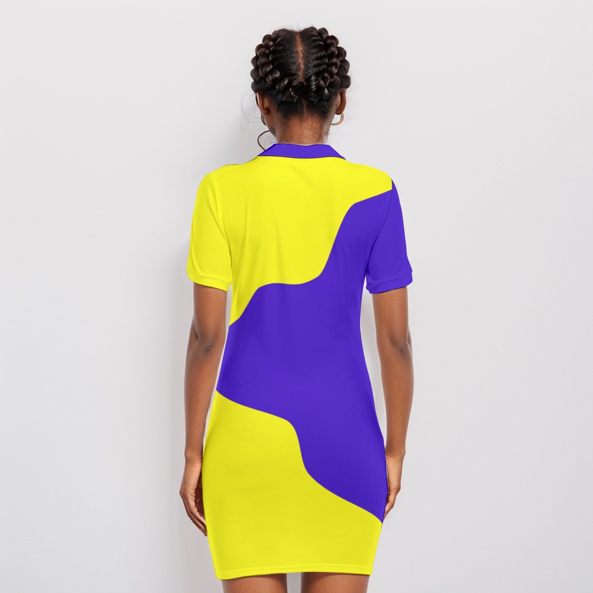 Sigma Gamma Rho Polo Collar Dress - Image 4