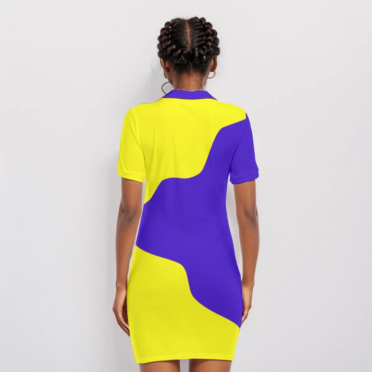 Sigma Gamma Rho Polo Collar Dress - Image 4