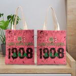 Alpha Kappa Alpha Founding Year Tote Bags