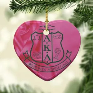 Alpha Kappa Alpha Sorority Emblem Ornaments