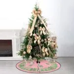 Alpha Kappa Alpha Christmas Tree Skirt