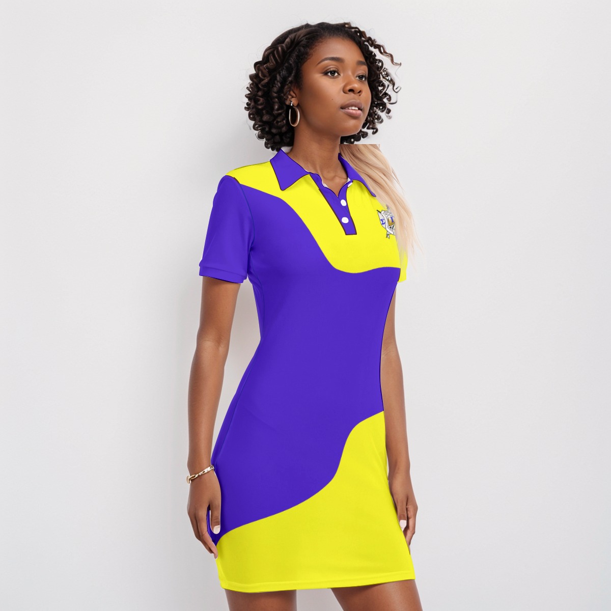 Sigma Gamma Rho Polo Collar Dress - Image 2
