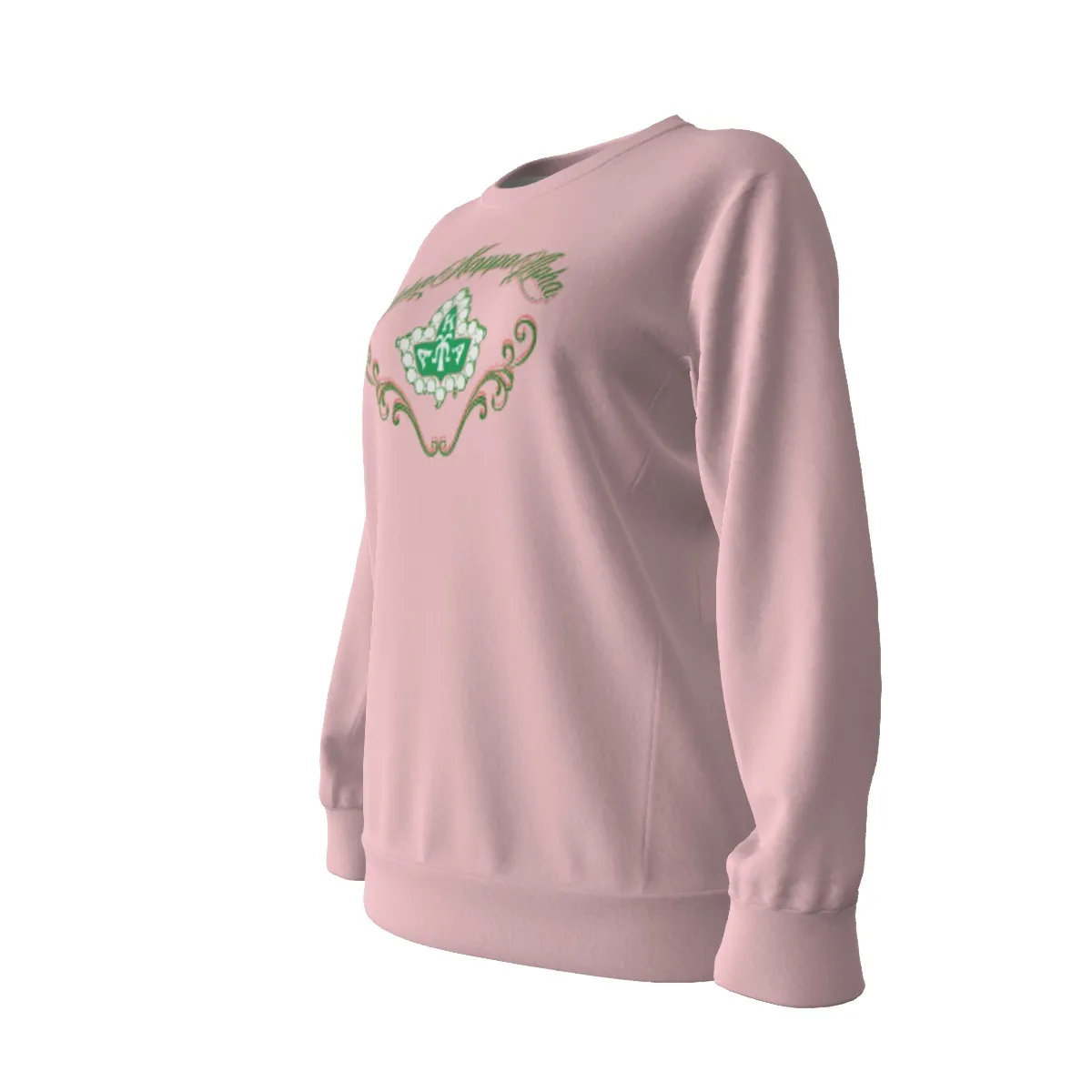 Alpha Kappa Alpha Ivy Leaf Crewneck Sweatshirt - Image 4