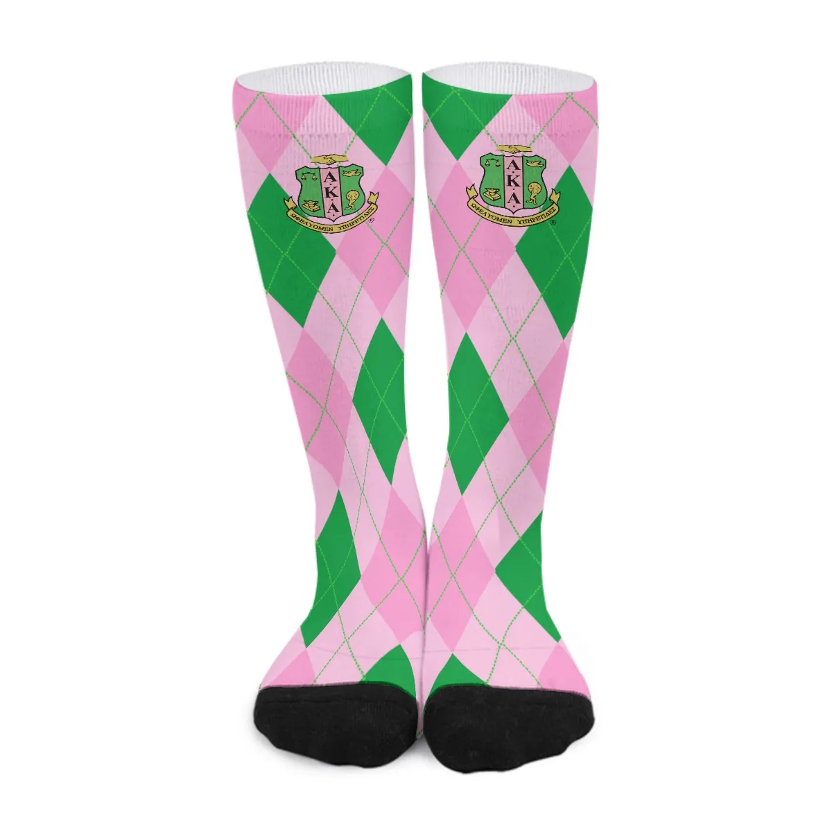 Alpha Kappa Alpha Long Socks - Image 2