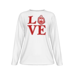 Delta Sigma Theta Love Design Long Sleeve