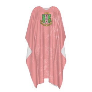 Alpha Kappa Alpha Imitation Silk V-neck Kaftan Robe