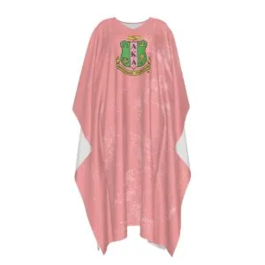 Alpha Kappa Alpha Imitation Silk V-neck Kaftan Robe