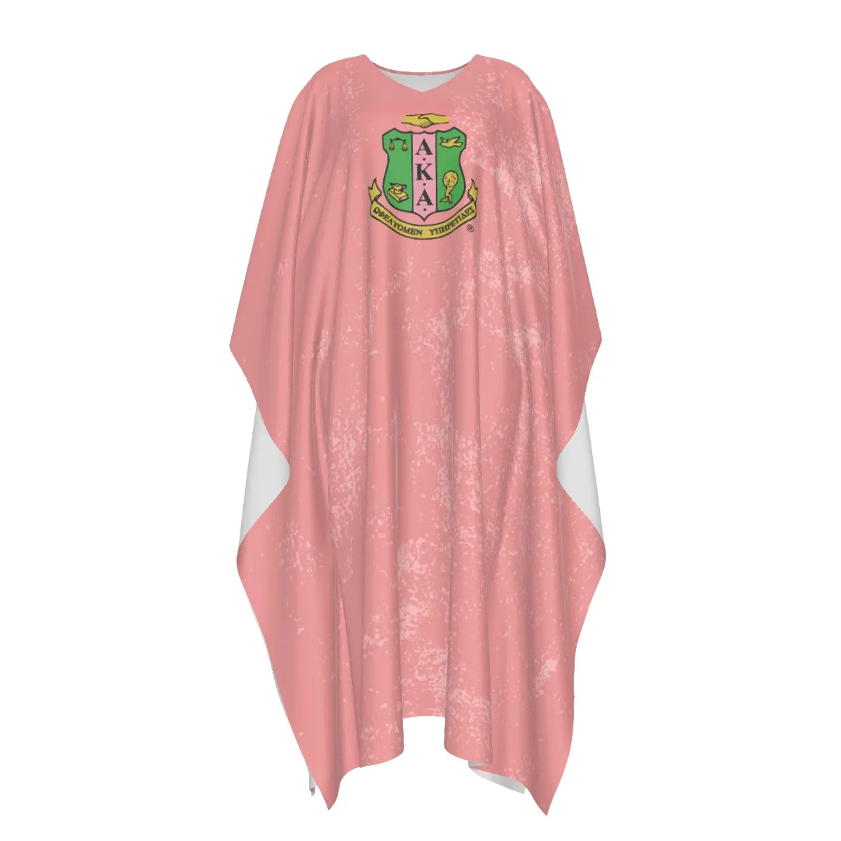 Alpha Kappa Alpha Imitation Silk V-neck Kaftan Robe