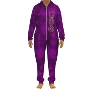 Omega Psi Phi Thickened Home Jumpsuit