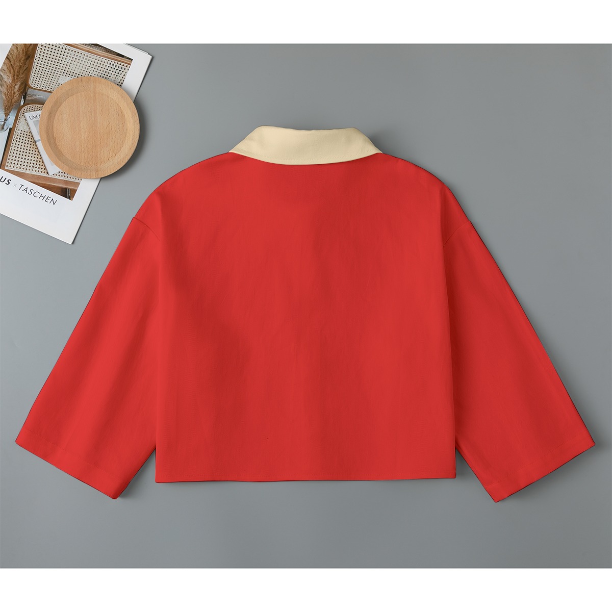 Delta Sigma Theta Plain Cropped Jacket - Image 2