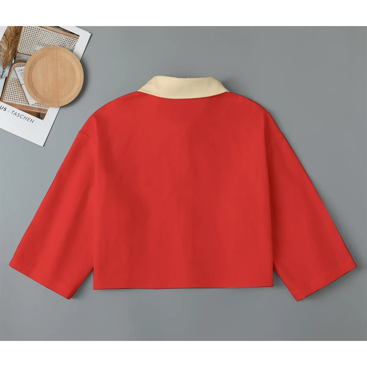 Delta Sigma Theta Plain Cropped Jacket - Image 2