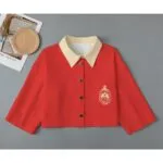 Delta Sigma Theta Plain Cropped Jacket