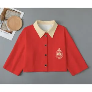 Delta Sigma Theta Plain Cropped Jacket