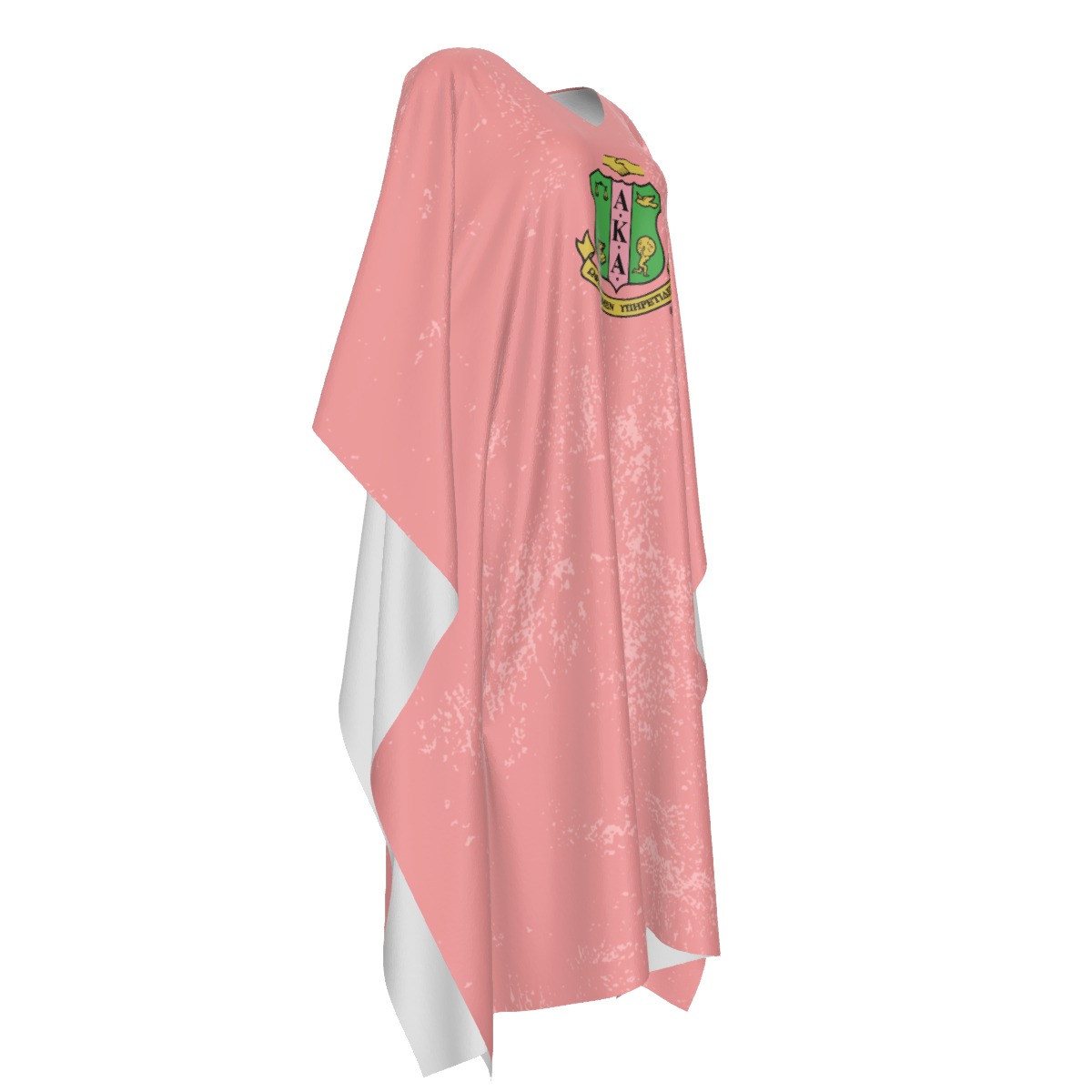 Alpha Kappa Alpha Imitation Silk V-neck Kaftan Robe - Image 3