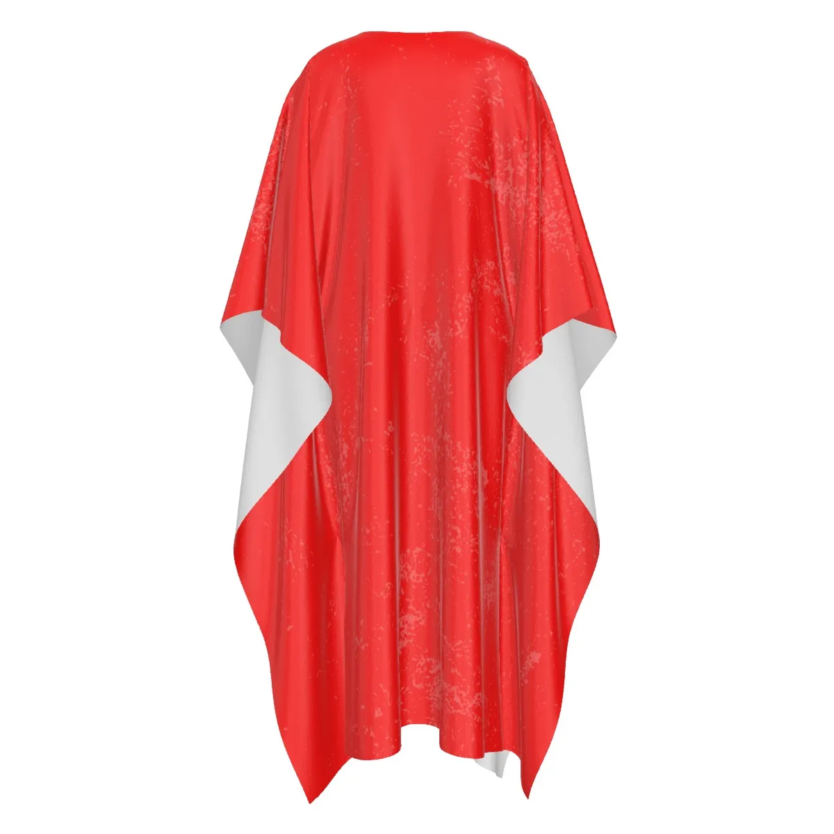 Delta Sigma Theta Imitation Silk V-neck Kaftan Robe - Image 2