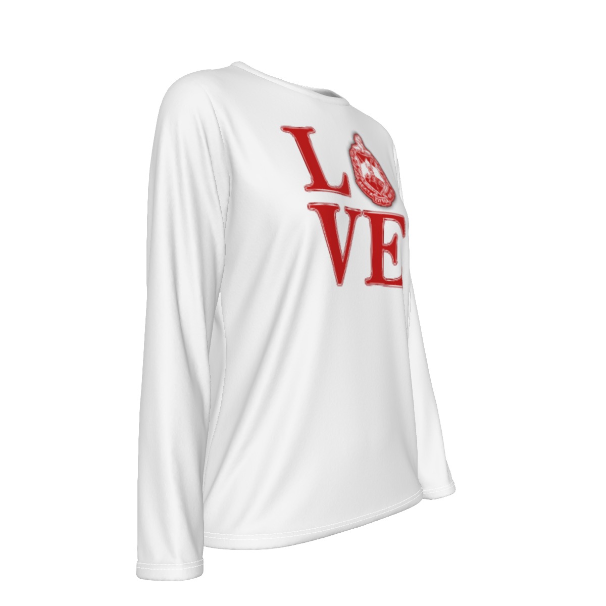 Delta Sigma Theta Love Design Long Sleeve - Image 3