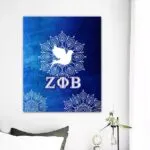 Zeta Phi Beta Large Frameless single-piece mural