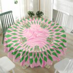 Alpha Kappa Alpha Waterproof tablecloth