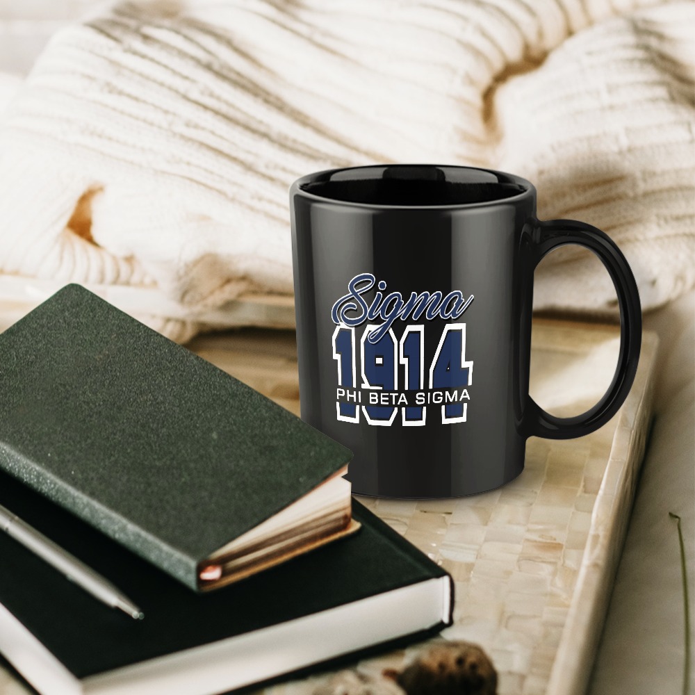 Phi Beta Sigma Black Mug - Image 6