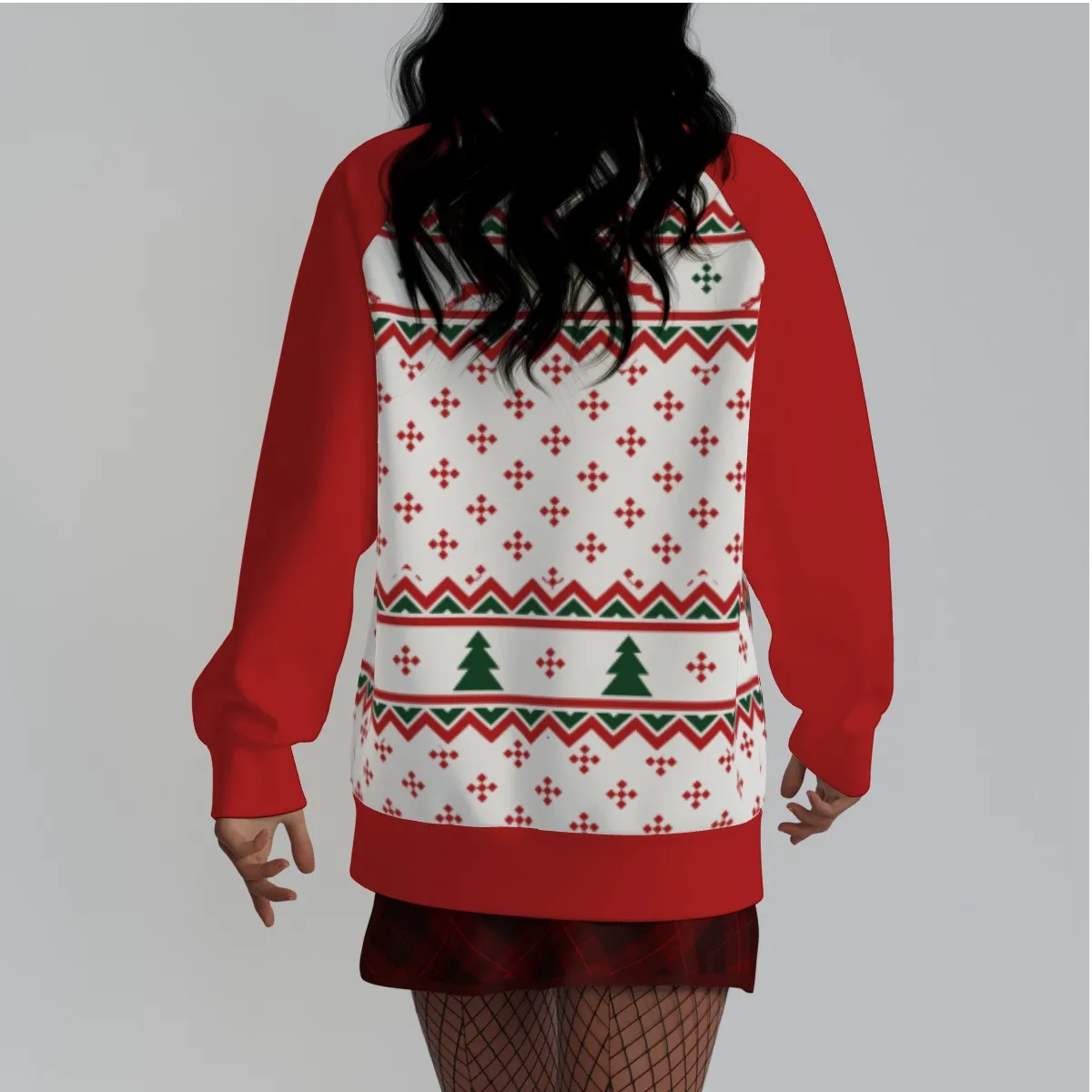 Delta Sigma Theta Ugly Christmas Sweater - Image 3