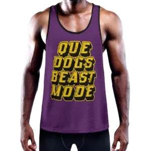 Omega Psi Phi Slim Y-Back Muscle Tank Top