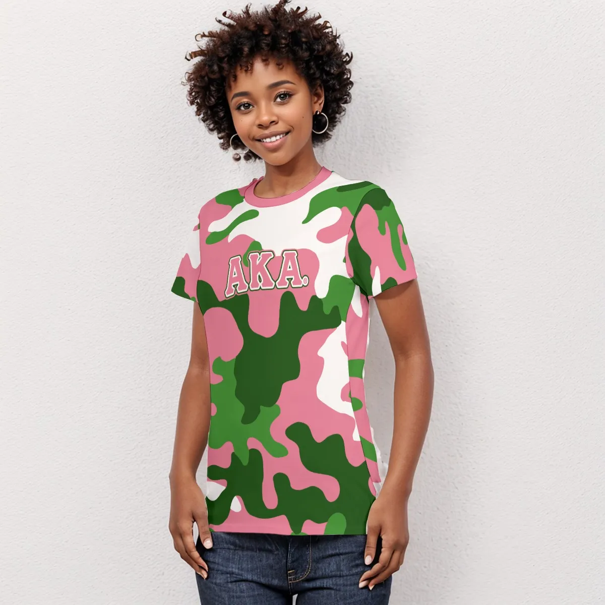 Alpha Kappa Alpha Camouflage Tee - Image 3