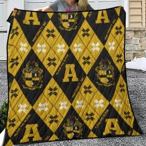 Alpha Phi Alpha Lightweight & Breathable Quilt With Edge-wrapping Strips