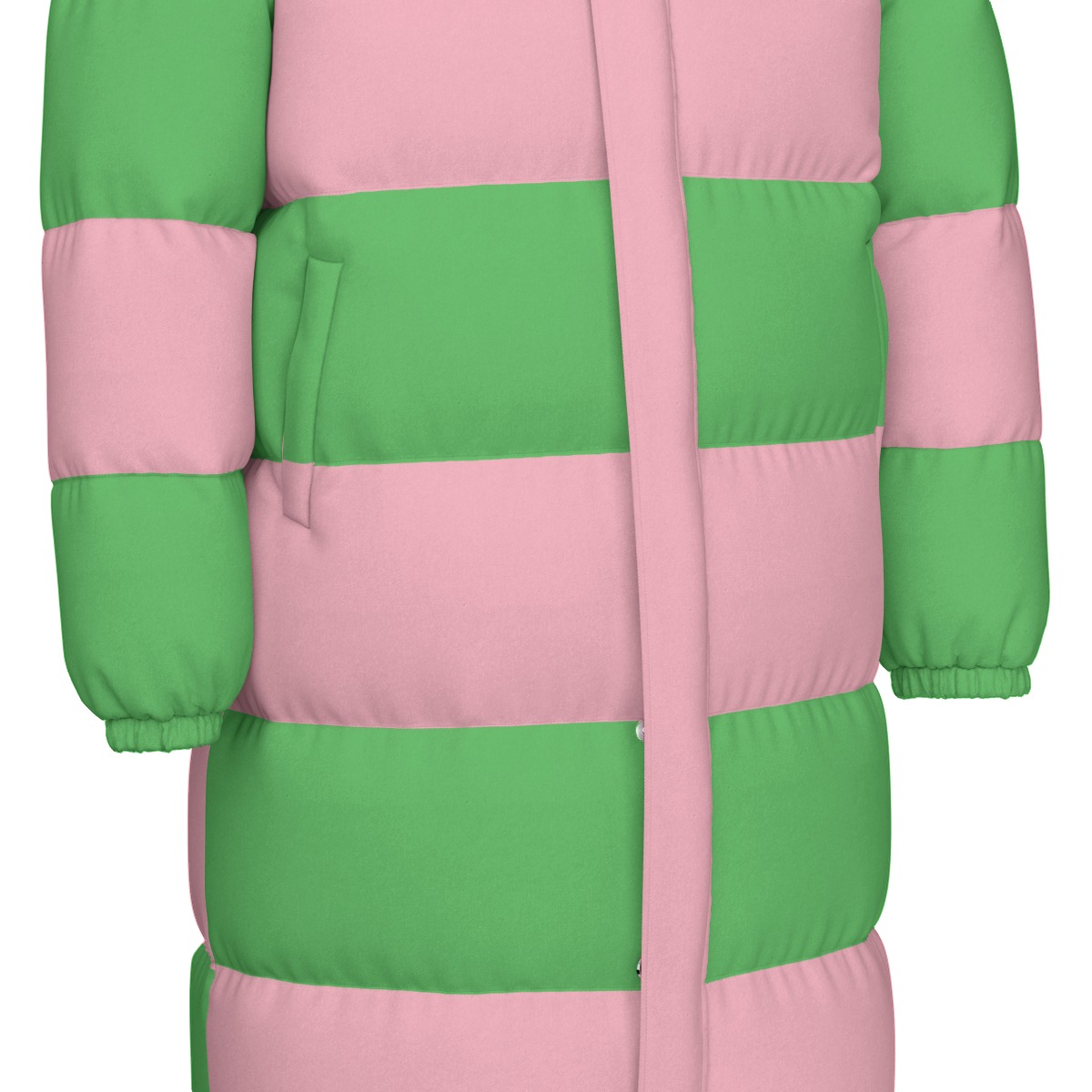Alpha Kappa Alpha Long Down Jacket - Image 8