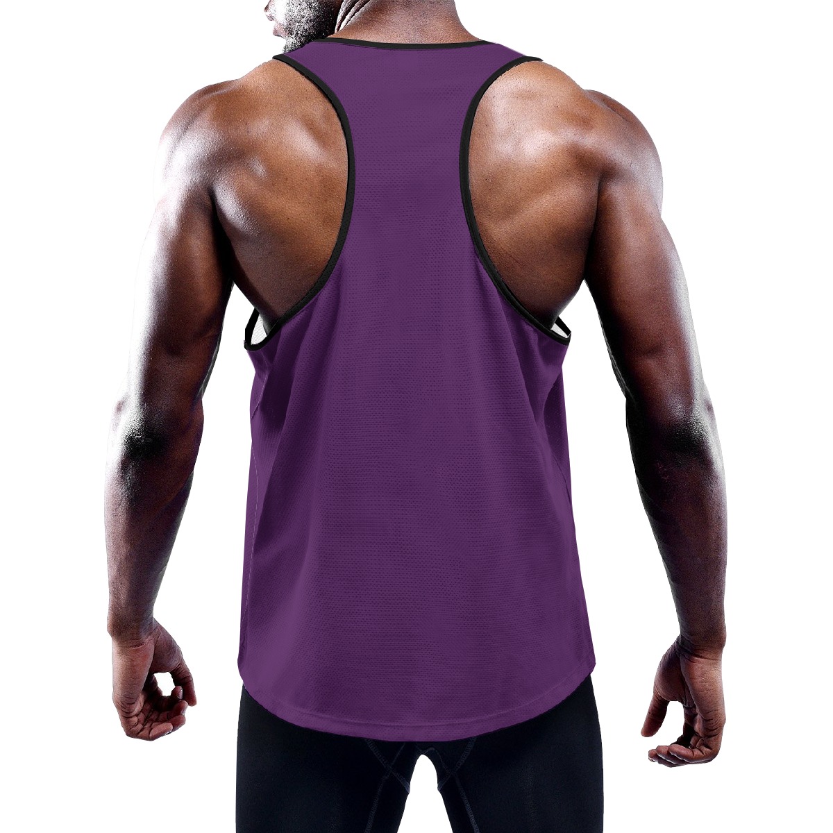 Omega Psi Phi Slim Y-Back Muscle Tank Top - Image 2