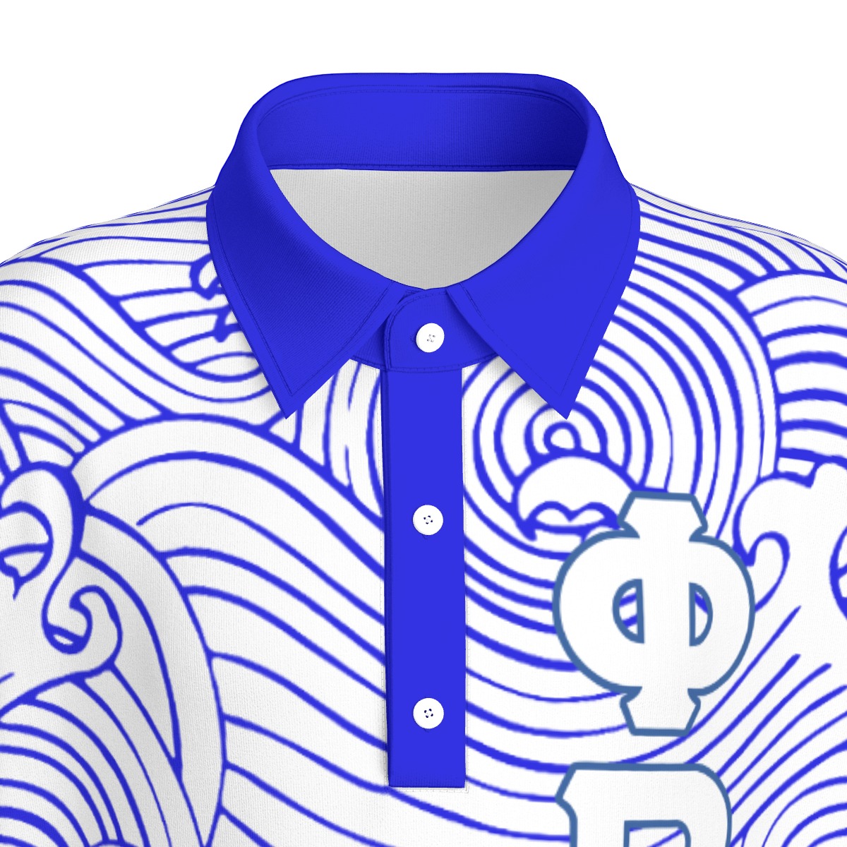 Phi Beta Sigma Teenage Polo Collar Jersey |210GMS - Image 6