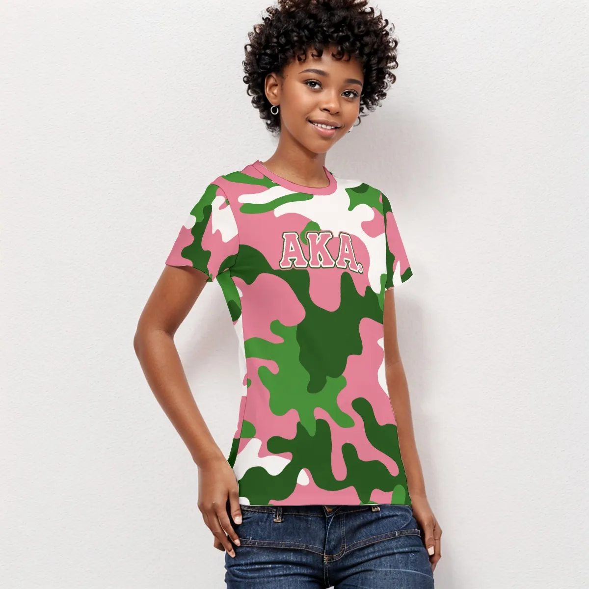 Alpha Kappa Alpha Camouflage Tee - Image 2