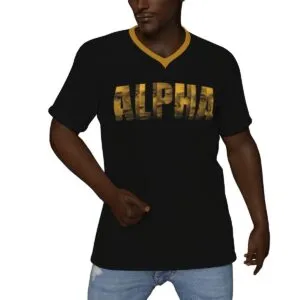 Alpha Phi Alpha V-Neck T-Shirt