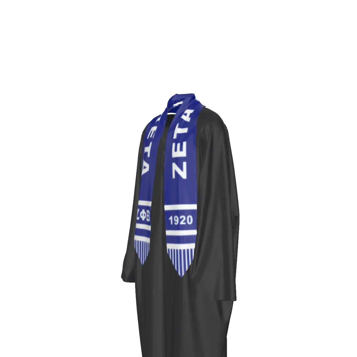 Zeta Phi Beta two tone scarf - toga ribbon - Image 4