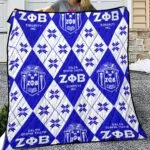 Zeta Phi Beta Lightweight & Breathable Quilt With Edge-wrapping Strips