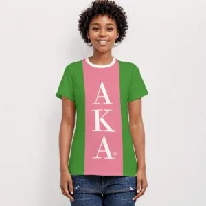 Alpha Kappa Alpha Women's AOP Cut & Sew Tee